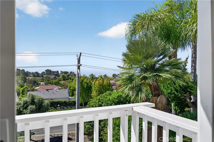 Balcony with view