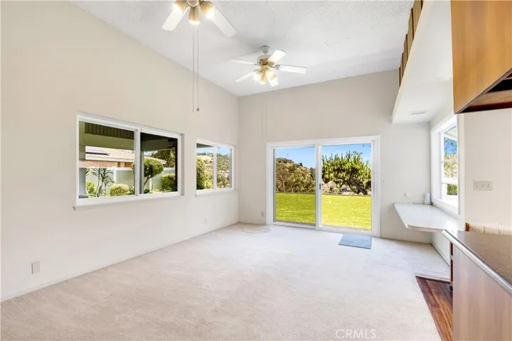 Light and bright family room.