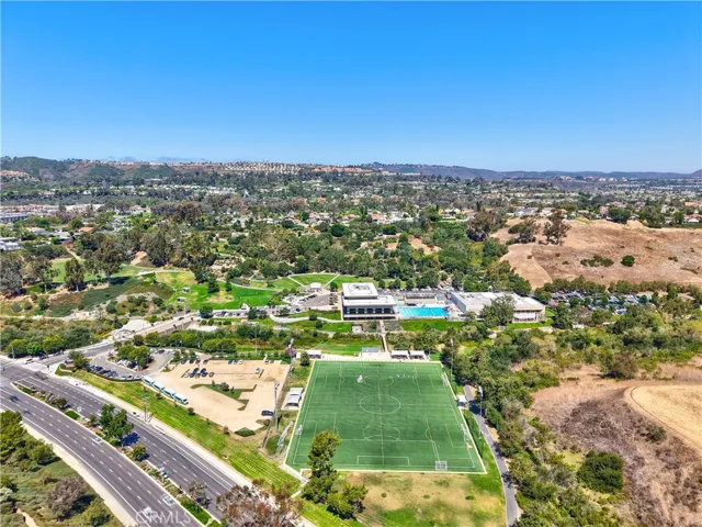 Crown Valley Park with soccer fields, parking and trails.