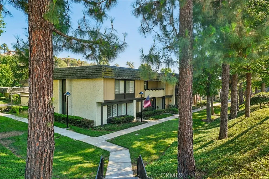 Surrounded by lush grounds, trees and open spaces