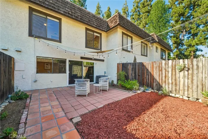 Private Yard separates the house and garage