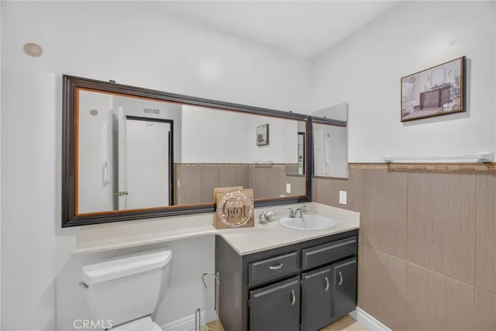 Hallway bathroom