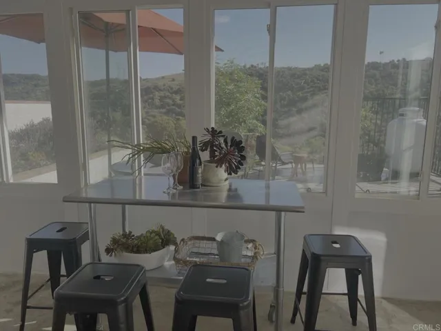This is sun room is part of the ADU