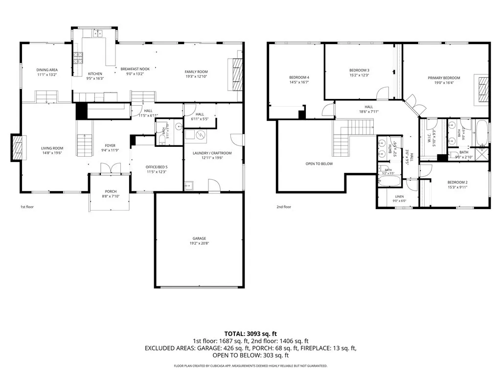 Square footage and dimensions are estimated