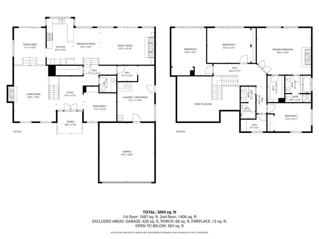 Square footage and dimensions are estimated