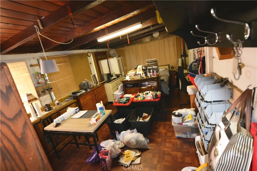 This space was also used as an overnight guest bedroom