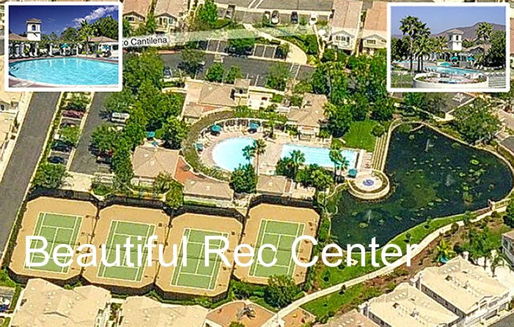 2 Pools, 2 spas 4 lighted tennis courts, pickleball, exercise room and more.
