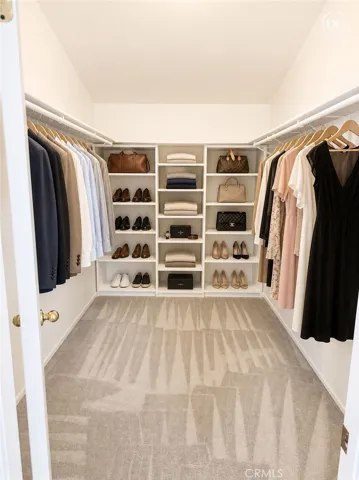 Primary bedroom also has a deep walk-in closet