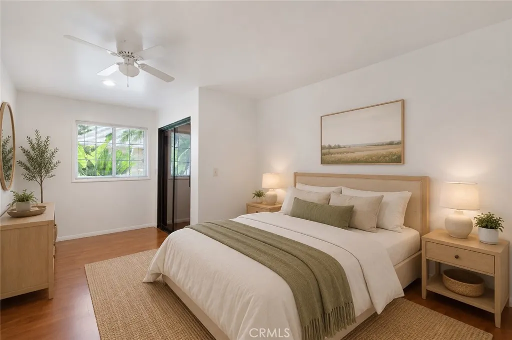 Digitally Staged Bedroom