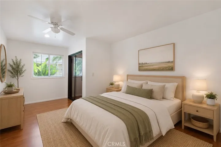 Digitally Staged Bedroom