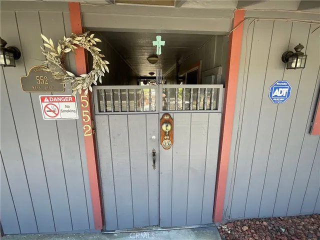 Front Gated Entrance Provides Added Security and More Space for You