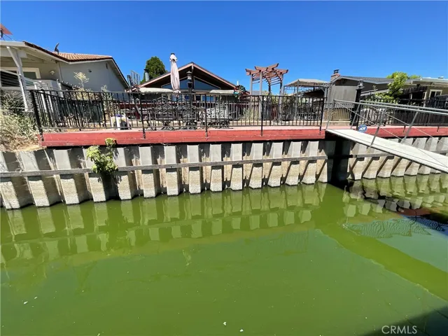 Sea Wall offers added protection above many homes on a lake's channel