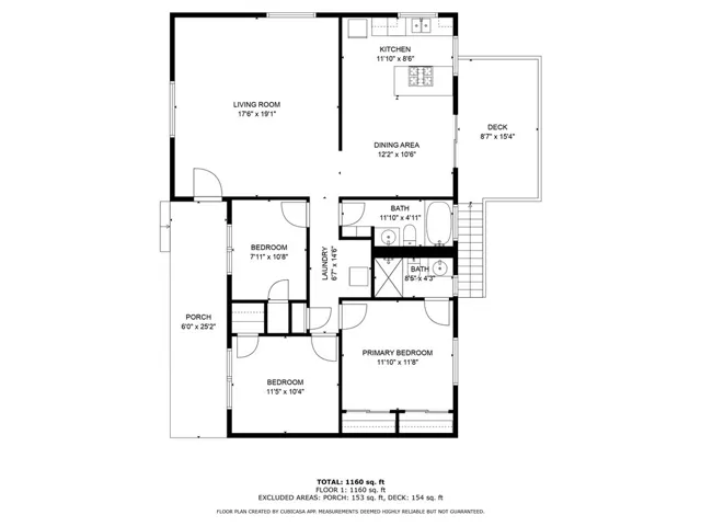 Approximate floor plan.