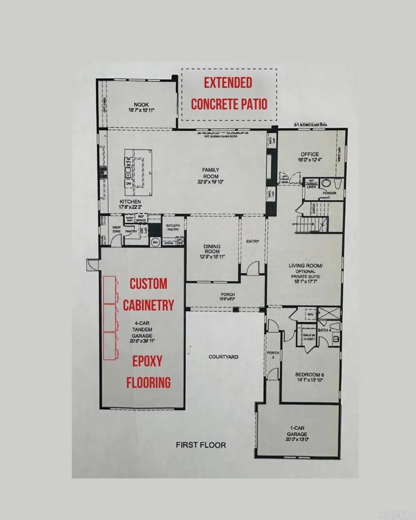 1st floor floor plan