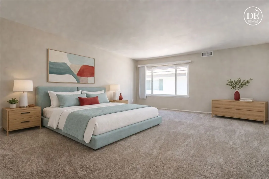 (Artificially enhanced) Master bedroom