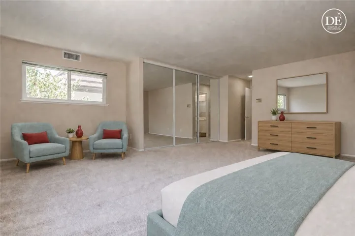 (Artificially enhanced) Master bedroom