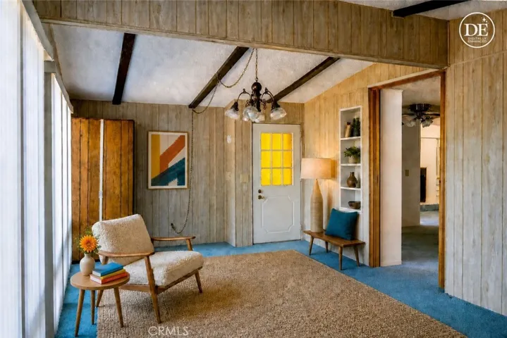 Living room digitally enhanced