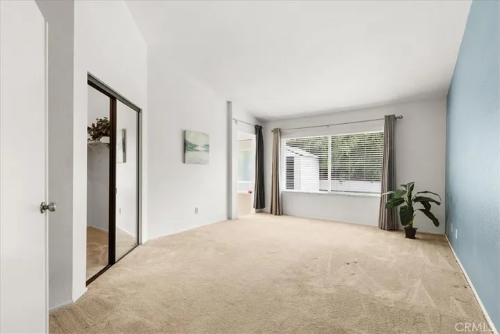 Primary bedroom is separate from the other 3 rooms and towards the quite back yard.