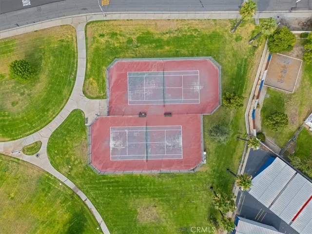 Tennis courts in nearby park