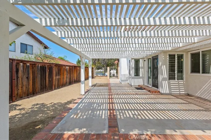 Large patio ready for you and your family