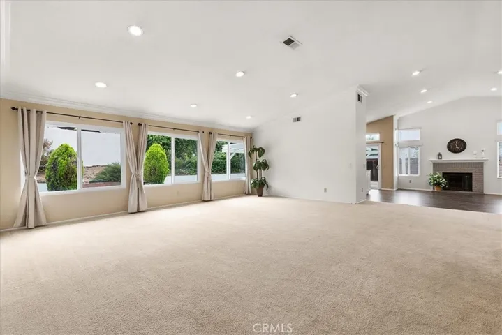 Great room looking towards family area