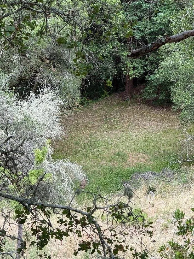 flat areas behind home- gently sloped