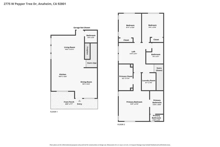Combined floor plan