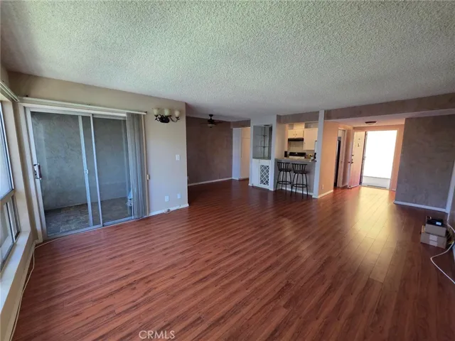 Living space with covered balcony