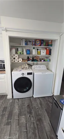 2715's Washer Dryer closet in kitchen
