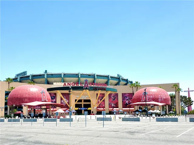 Angels Stadium just 4 miles away