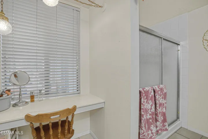 Primary vanity & shower