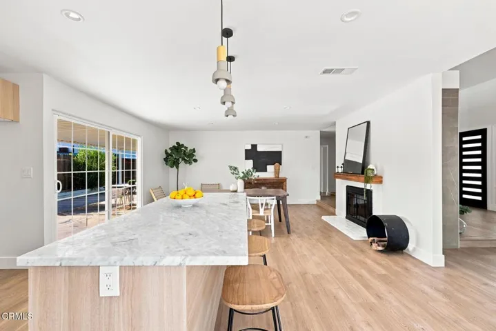 Kitchen to Dining