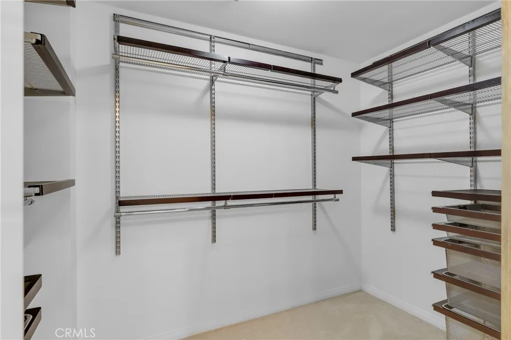 Walk in Closet Primary Room