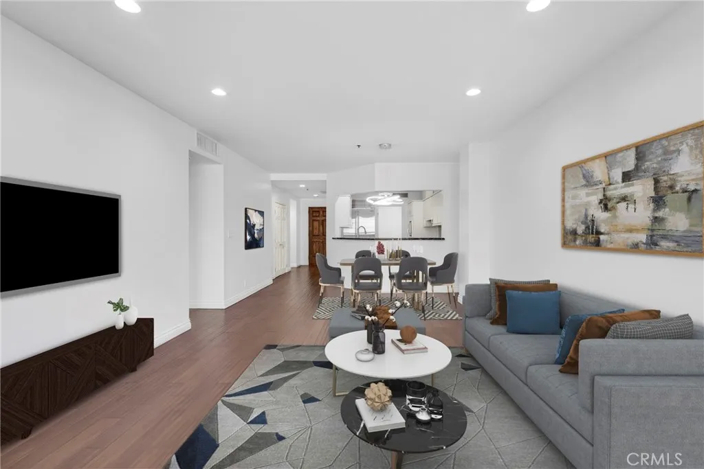 Digitally Staged Living room