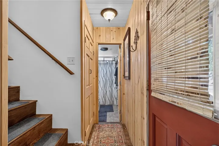 Hallway to bath and stairs