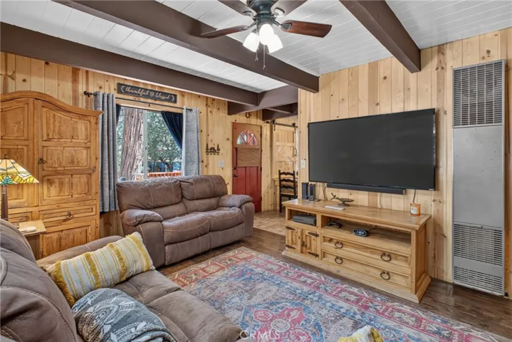 Beamed ceilings are a great design feature.
