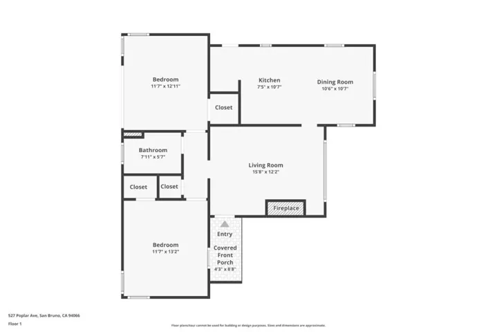 527 Poplar Avenue, San Bruno, California 94066