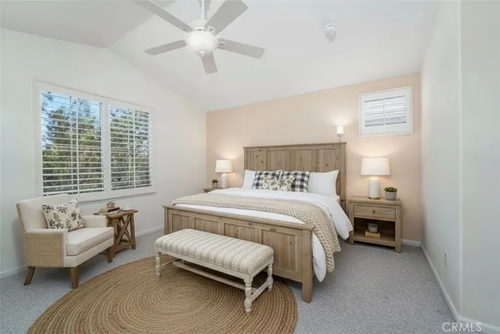 Primary Bedroom Virtually Staged with AI.
