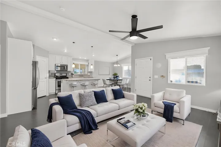Virtually Staged Living Room