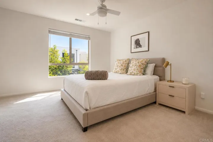 Primary - Modern serene bedroom - Hero shot