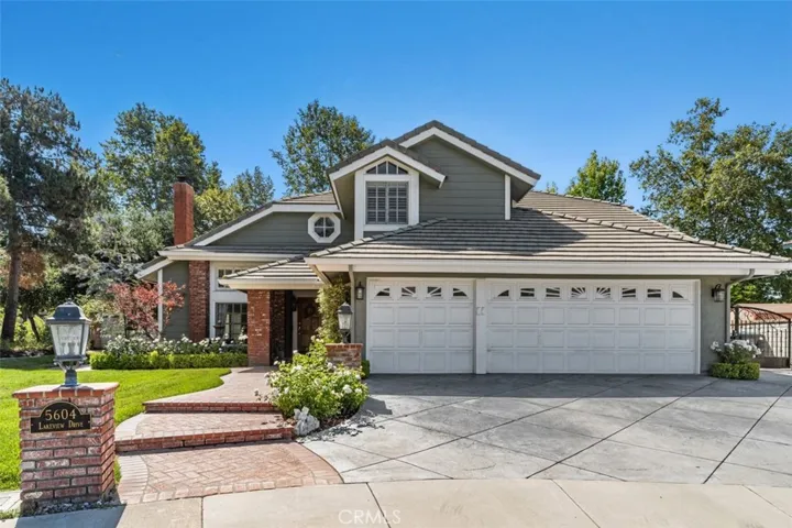 3 car garage and RV parking