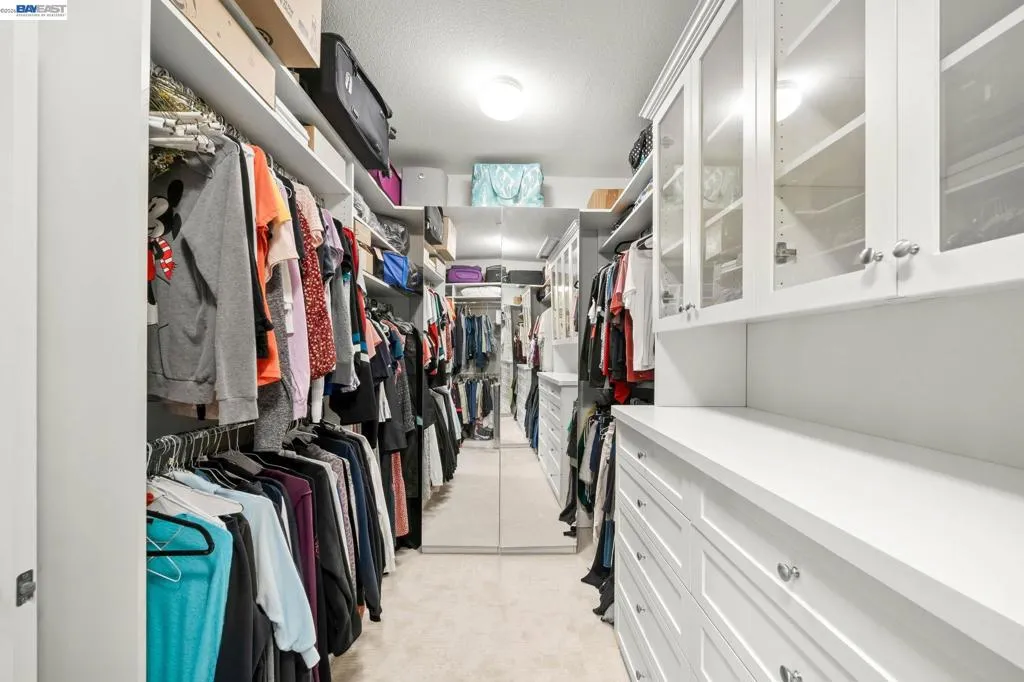 Primary walk-in closet
