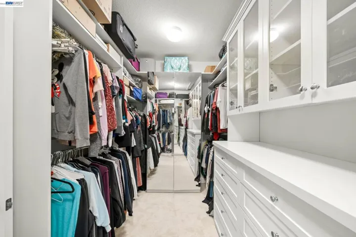 Primary walk-in closet