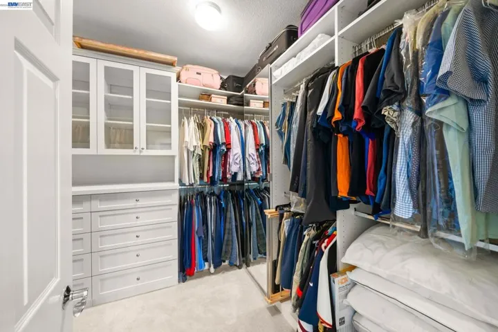 Primary walk-in closet