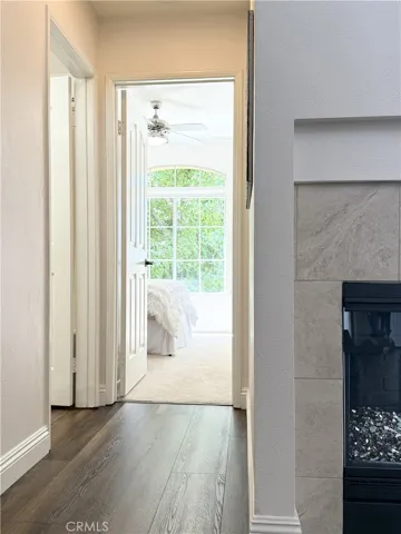 Hallway to Bedroom and Bathroom