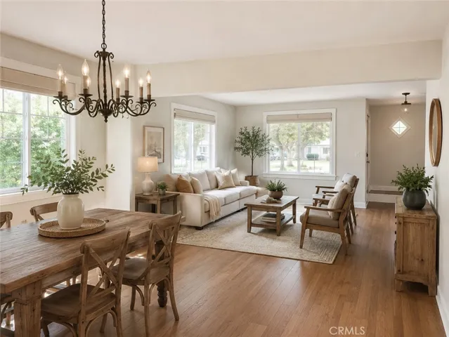 Digitally enhanced with AI to show you what the living room can look like