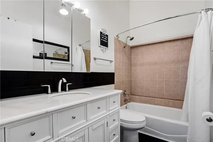 Updated vanity and backsplash.
