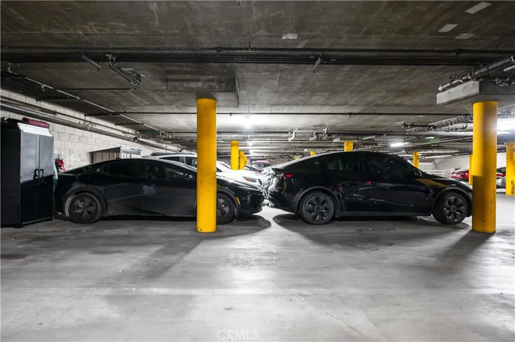 Two car parking in secure garage