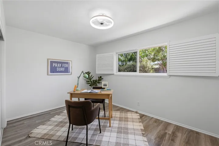 Third bedroom can be used as an office/bedroom/work out room