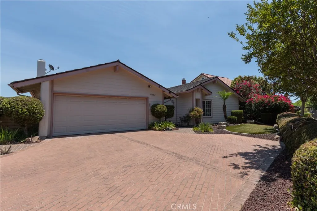 Spacious drive near the two-car garage and front of the home.